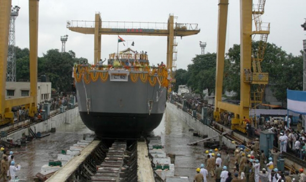 GRSE Delivers First Mk IV Landing Craft To Indian Navy 