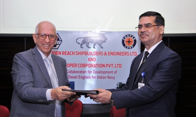 Cooper Corp, GRSE Collaborate to Set Up Manufacturing Diesel Engines for Indian Navy