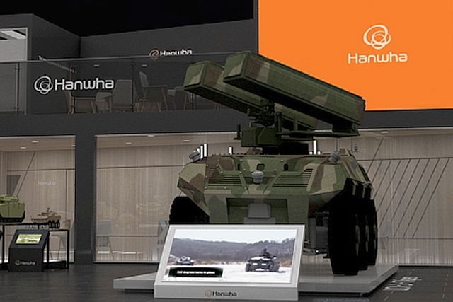 Hanwha Defense Unveils Missile-Equipped Unmanned Reconnaissance Vehicle at MSPO, Poland