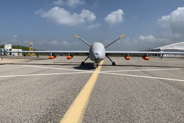 Hermes 900 Maritime Patrol Drone Now Equipped with Inflatable Life- Raft for SAR