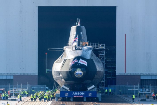 Royal Navy’s 5th Astute-Class Attack Submarine Launched