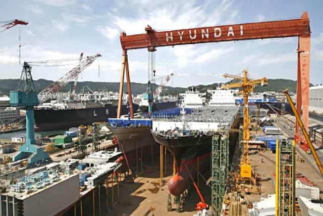 Hyundai Heavy Industries Launches Filipino Frigate in S.Korea
