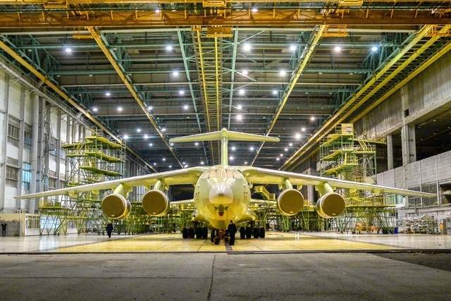 All-new Russian Il-76MD-90A Military Transport Aircraft Completes Final Assembly