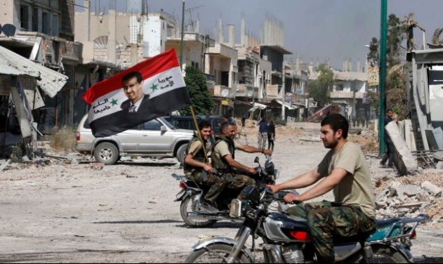 Syrian Army Rides Motorcycles To Liberate Border Town From Militants