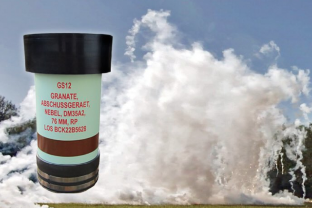Swiss Army to get New Generation Maske 76mm Rapid Smoke/Obscurant Cartridges