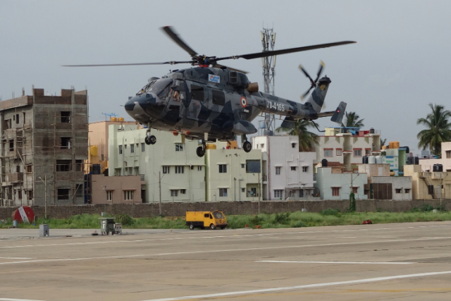 India's HAL Marks First Flight of Advanced Light Helicopter Wheeled Version