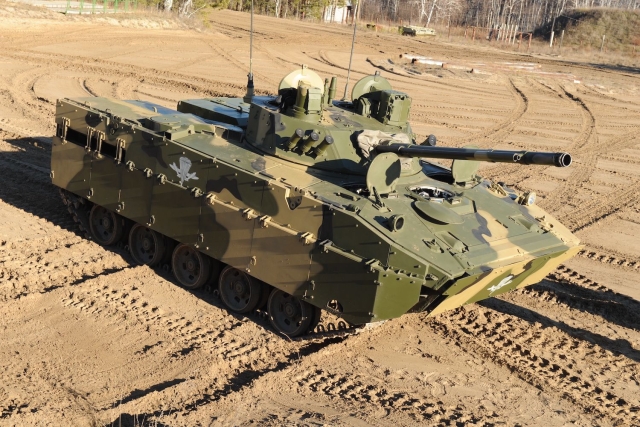 Russian Troops Receive BMD-4M, BMP-3 Combat Vehicles