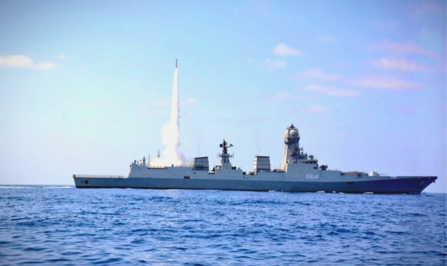 Indian Navy Conducts Co-operative Engagement Test with Barak Missile