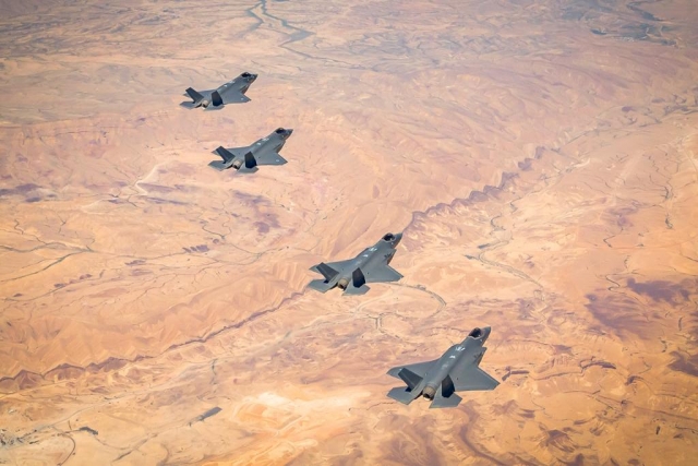 US-Israel Conduct Exercise with One Another's F-35 Jets