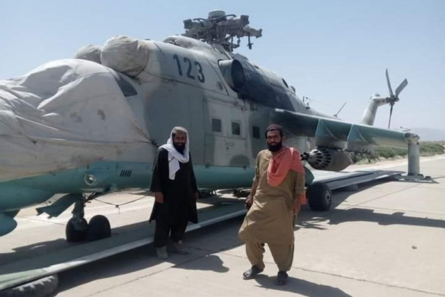 Taliban Captures Mi-35 Helicopter Gifted by India to Afghanistan