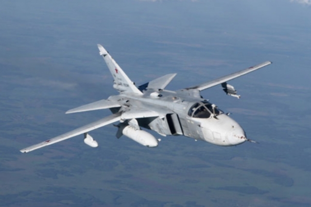 Russian Su-24 Bomber Crashes, Pilots Safe