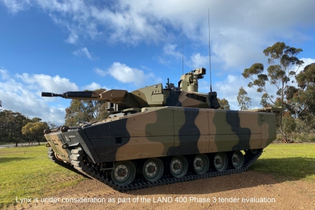 Rheinmetall Tests Composite Rubber Track On Lynx IFV