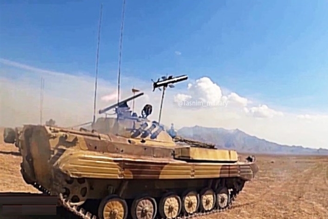 Iran Tests Top-attack Anti-tank Munition
