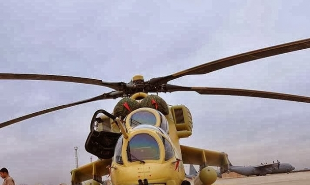 Iraqi Mi-35 Gunship Chopper Crashes, 4 Killed