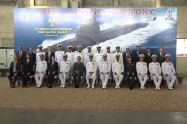 Pakistan Navy Starts Constructing Hangor-Class Submarine