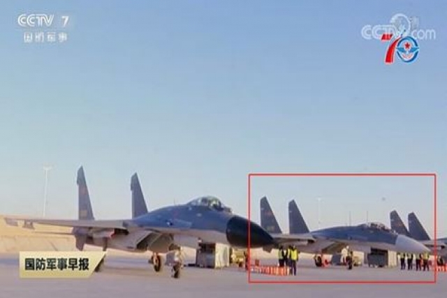 AESA Radar-Equipped Chinese J-11B Fighter Jet Seen for First Time