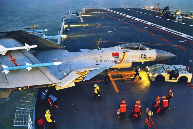 China Reveals Upgraded Carrier-Borne J-15 Fighter Jet