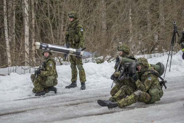 Estonia Receives 128 Raytheon Javelin Anti-tank Missiles