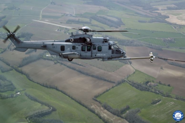 French DGA Conducts Helicopter Refueling by A400M Aircraft