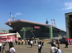 Japan Launches Latest Helicopter Carrier 'Kaga'