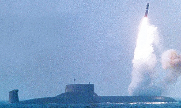 Russian Nuclear Submarine Test Fires Two Bulava Missiles 