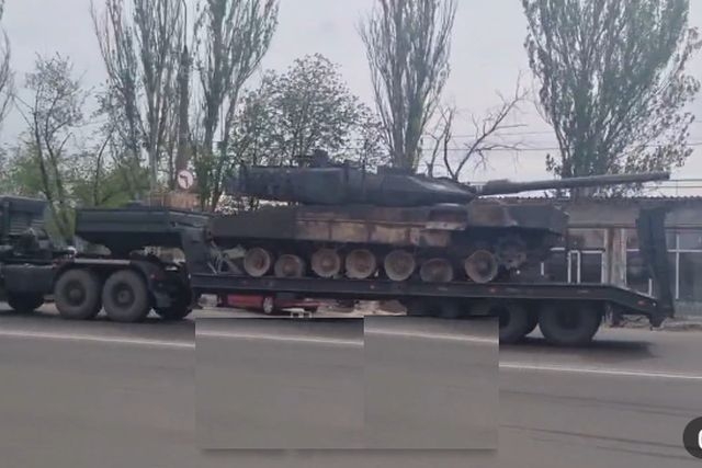 Latest Leopard-2A6 Tank Captured in Ukraine