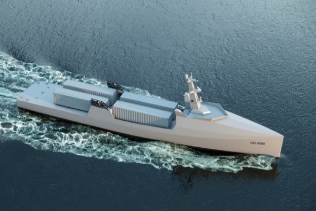 Blue Water Autonomy Partners Damen to Develop 190 Ft Unmanned Warship