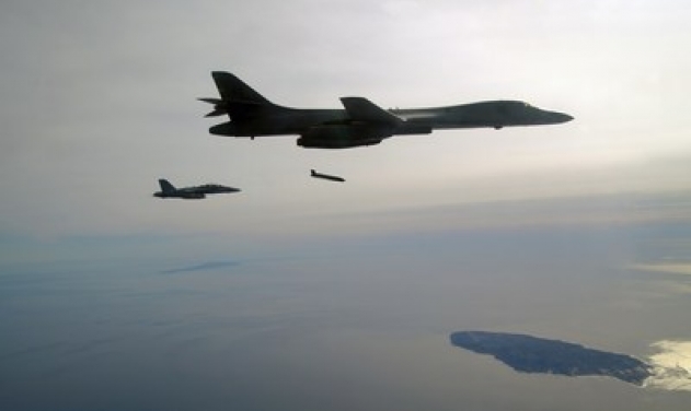 Lockheed Martin Test Fires Production-configured LRASM from USAF B-1B Bomber