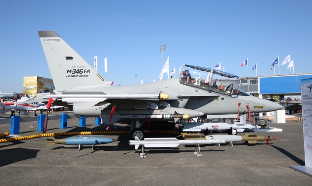 Leonardo Unveils Fighter Attack Version of M-346 Trainer jet At Paris Air Show 2017