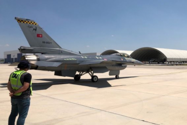 Turkish Military Receives 6th Locally-Modernized F-16 Jet