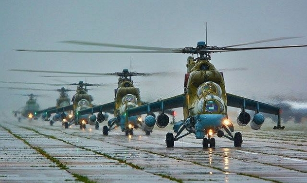 Russian Helicopters Repairs Myanmar’s Mi-24P Attack Helicopters