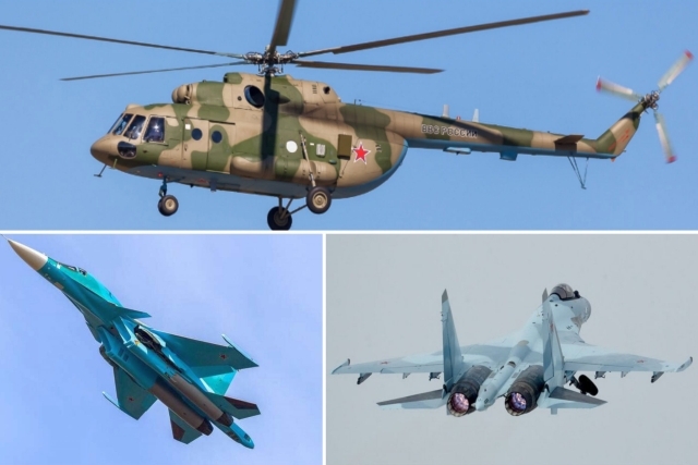 Su-34 & Su-35 Jets, 2 Mi-8 Helicopters Shot Down over Russian Airspace: Reports