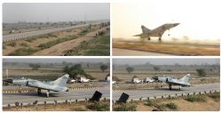 IAF Mirage-2000 Fighter Lands On Indian Highway to Test Battle-readiness