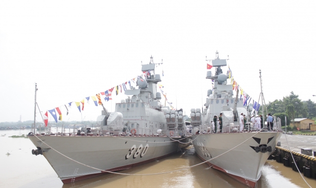 Vietnam Launches Two Home-made Molniya-class Missile Corvettes