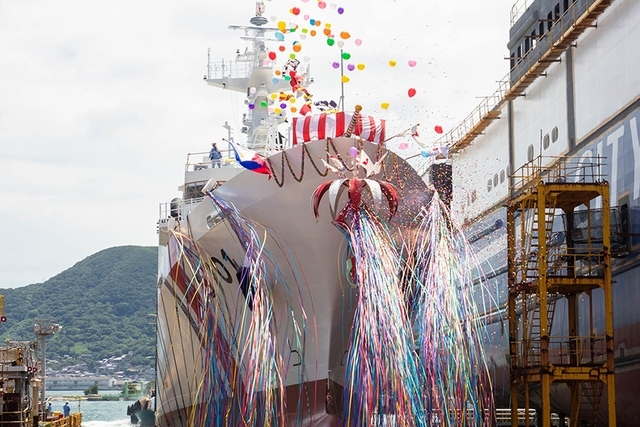 Mitsubishi Shipbuilding Launches Large Multi-role Response Vessel for Philippines
