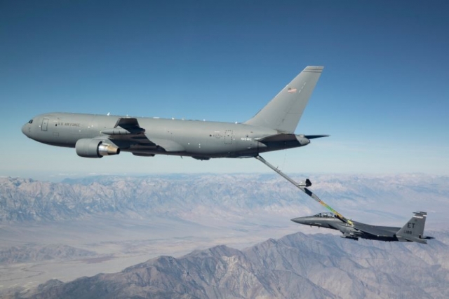 KC-46A Pegasus Cleared to Refuel All Versions of F-15 and F-16 Fighters