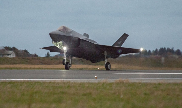 First Three F-35A Lighting II Fighter Jets Arrive At Norway's Ørland Air Base