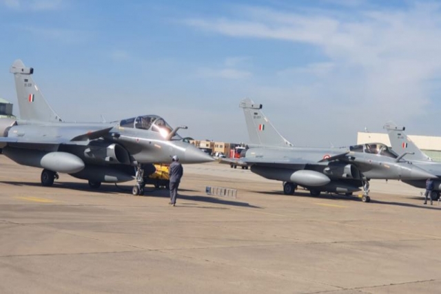 Three More French Rafale Jets Land in India