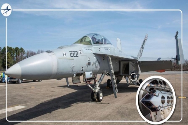 First Flight of Kuwait’s Super Hornet Fitted with Sniper Advanced Targeting Pod