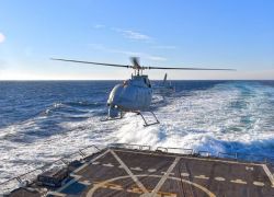 Fire Scout Unmanned Helicopter Exhibits 11 Hours Flying Endurance