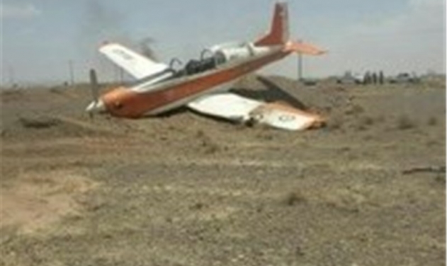 Iranian Army's Pilatus Trainer Aircraft Crashes, Crew Injured