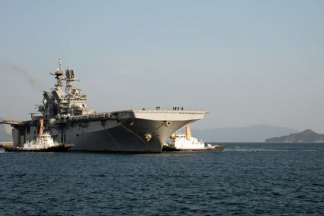 USS America Becomes First Landing Helicopter Assault Ship to visit MCAS Iwakuni