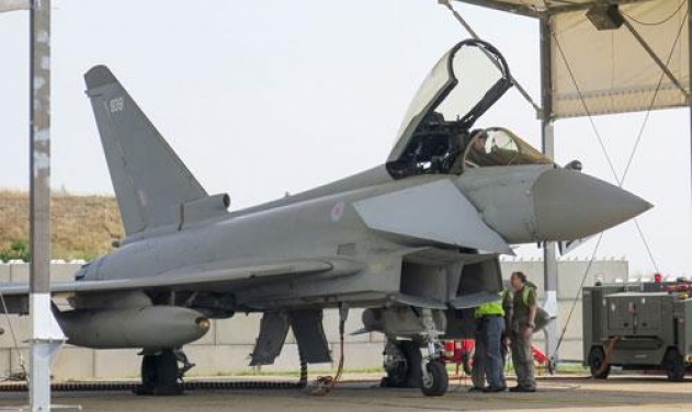 British Typhoon Scrambled To Intercept Russian Bombers In Black Sea