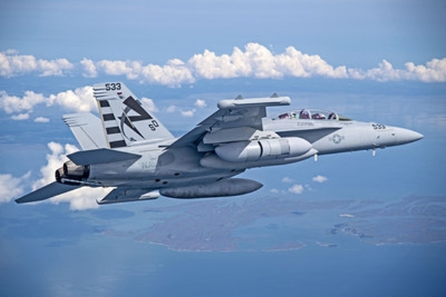 Next Gen Electronic Attack Jammer Marks First Flight Abroad EA-18G Growler Jet