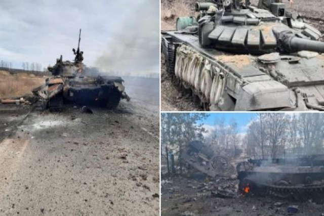 Ukraine Destroys Russian Military’s 290 Tanks, 46 Aircraft and 68 Helicopters