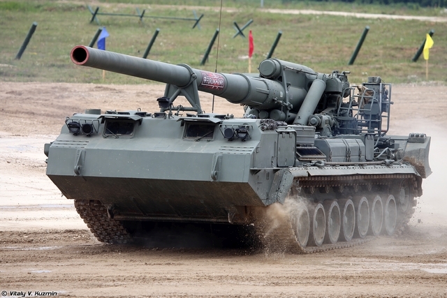 Rostec Completes Modernization of 203mm 2S7M Malka ‘World’s biggest’ Howitzer