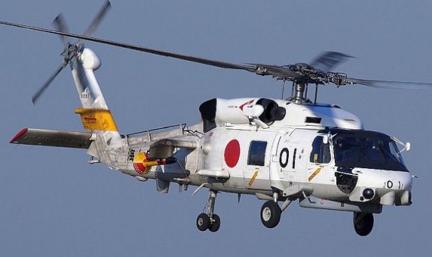 Crashed Japanese Military Helicopter Located in Seabed