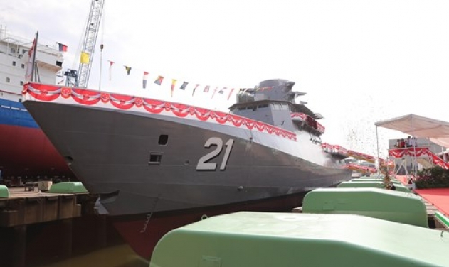 ST Engineering Launches Seventh Littoral Mission Vessel for Singapore Navy