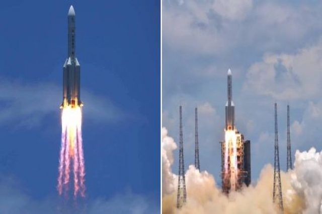 China Launches Rocket with Mars Probe