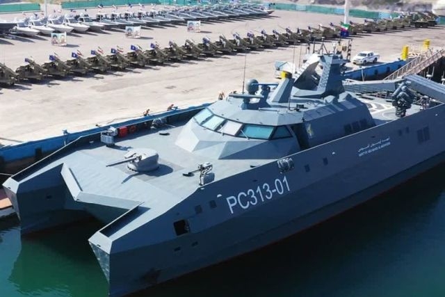 Iranian  Navy Receives Stealth vessel, Missile Boats